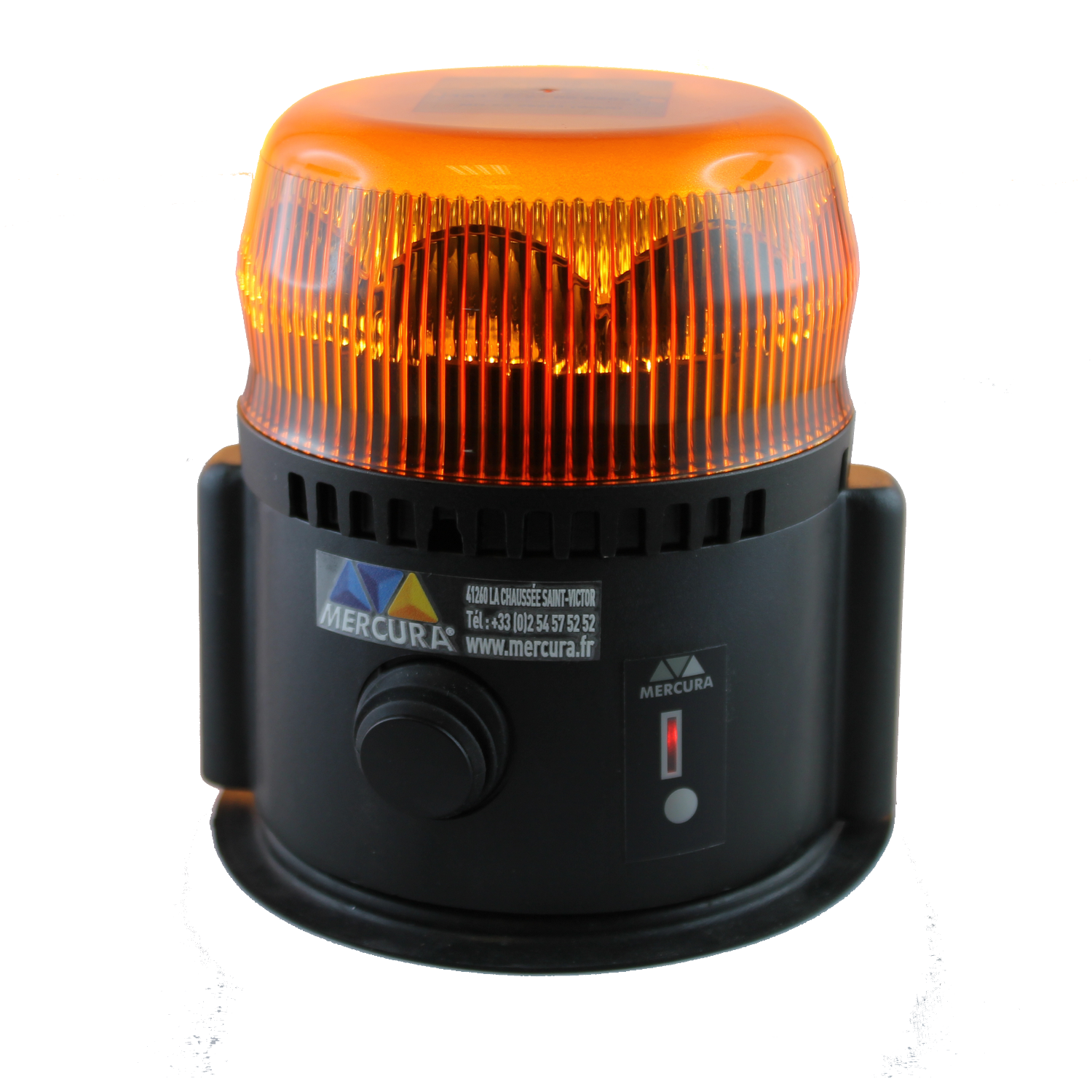 Gyrophare orange  LED - Eclats Magntique - Autonome