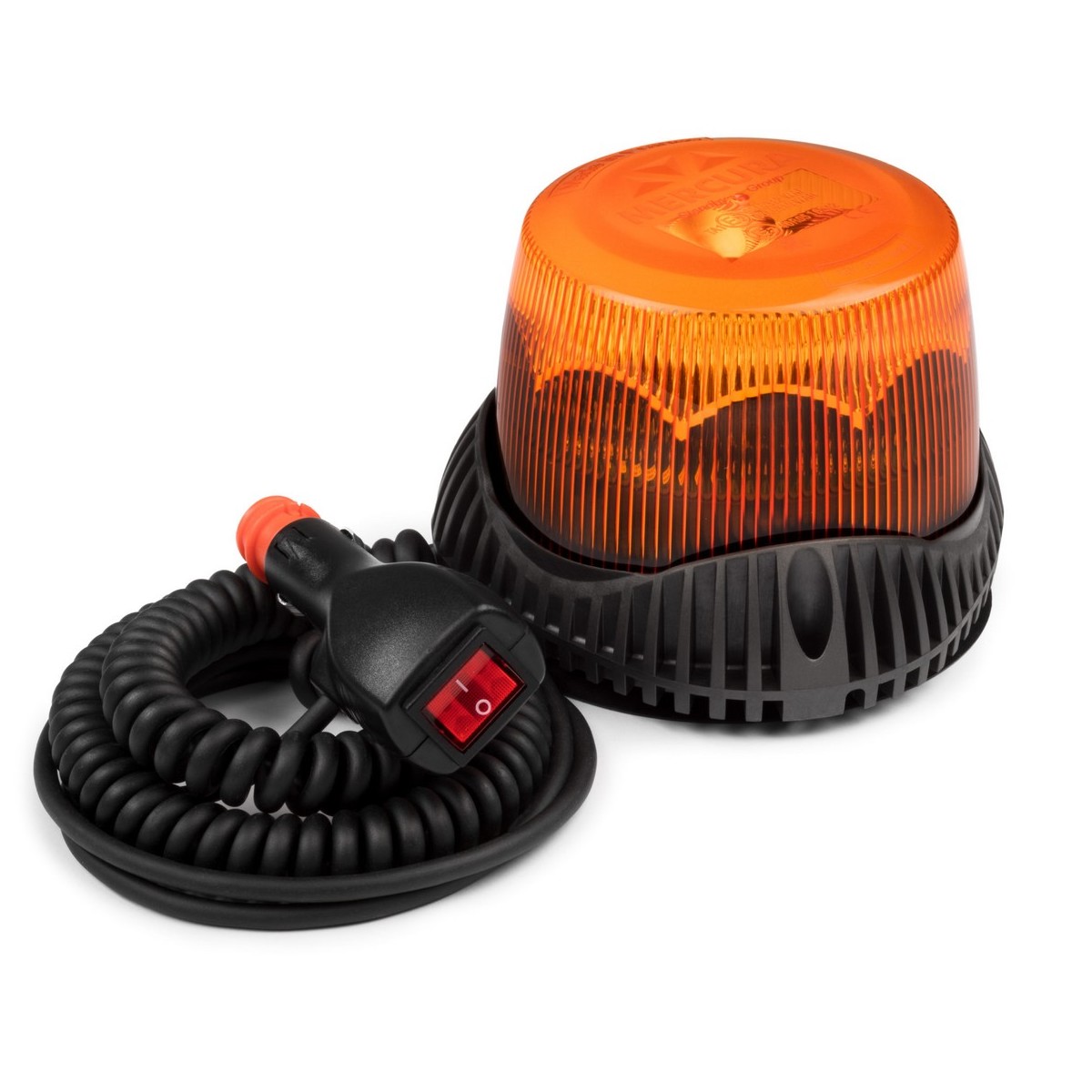 Gyrophare orange  LED - Magntique - Allume-cigare
